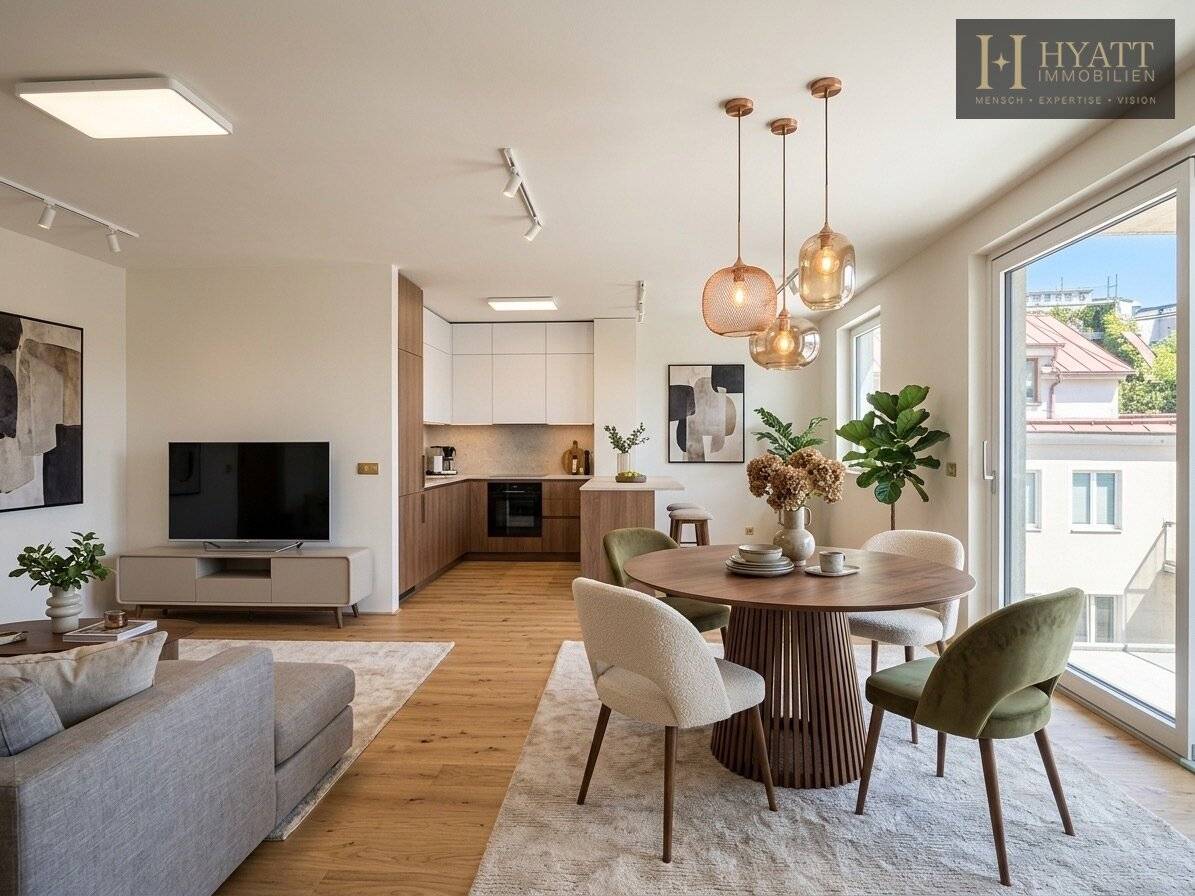 Elegante 4-Zimmer-Wohnung mit Balkon in gefragter Lage des 2. Bezirks