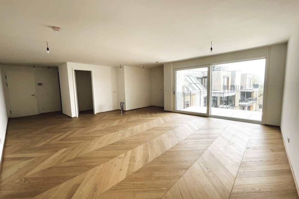 Erstbezug Wohnung mit Balkon und Fernblick