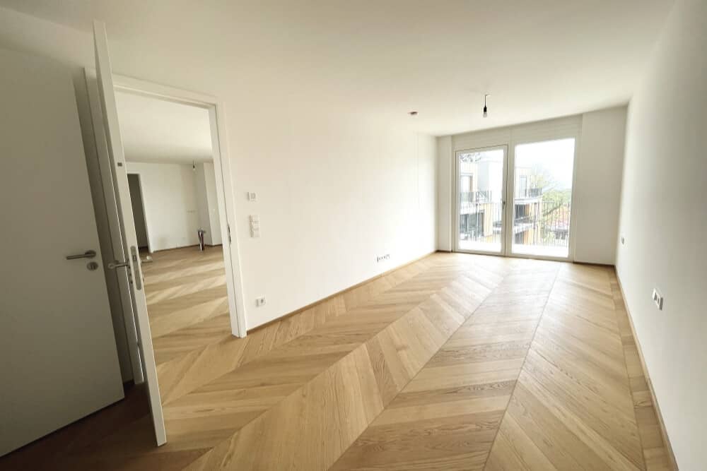 Erstbezug Wohnung mit Balkon und Fernblick