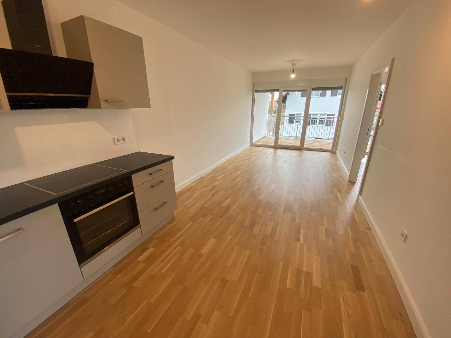 Modern 3 Room Rental Apartment in Lieboch with Covered Balcony and Parking Space