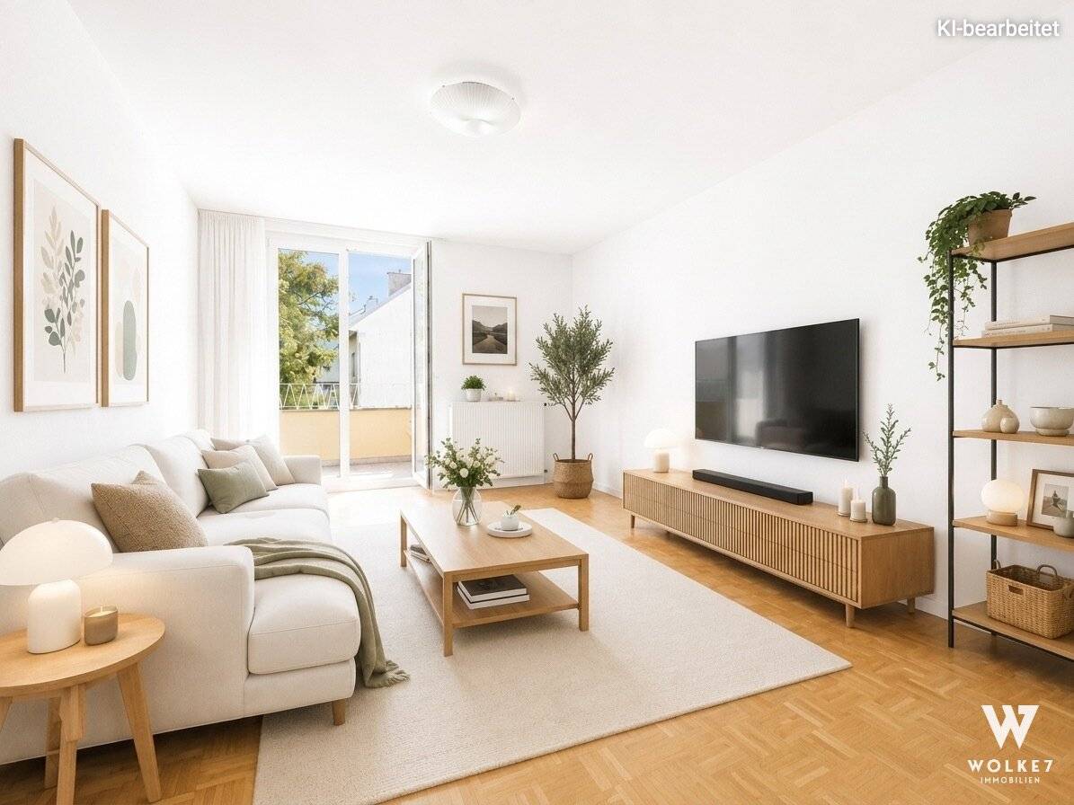 Bright 2-room apartment with balcony, communal garden &amp; ideal layout