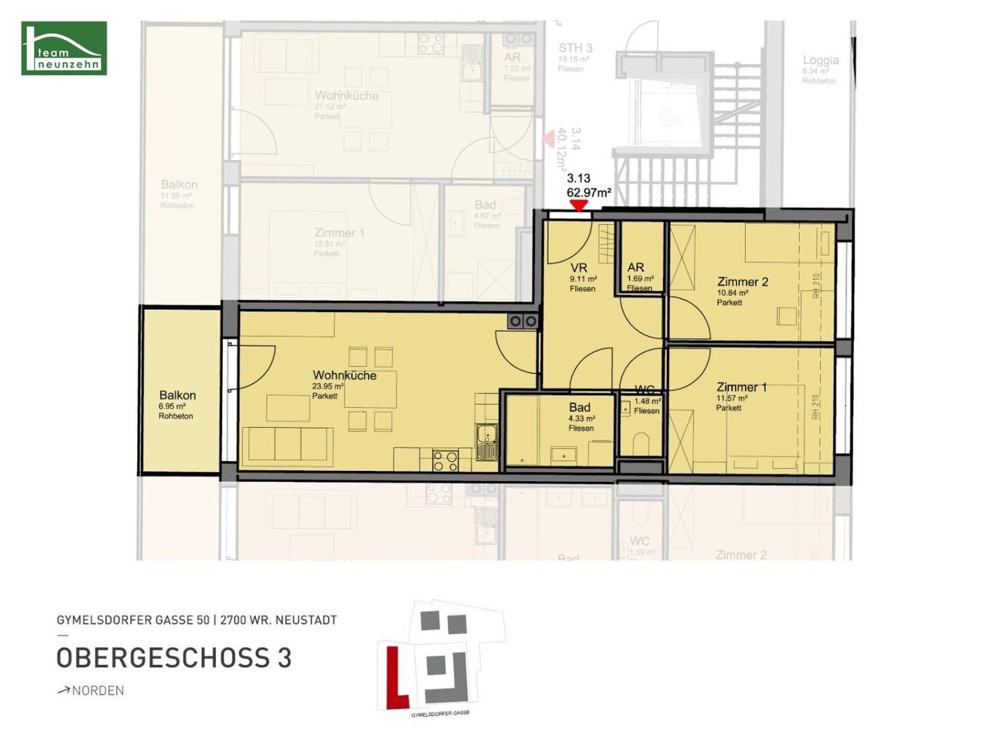 Traumhafte Neubauwohnung in optimaler Lage in Wiener Neustadt! Ab 01.10.2026 beziehbar!
