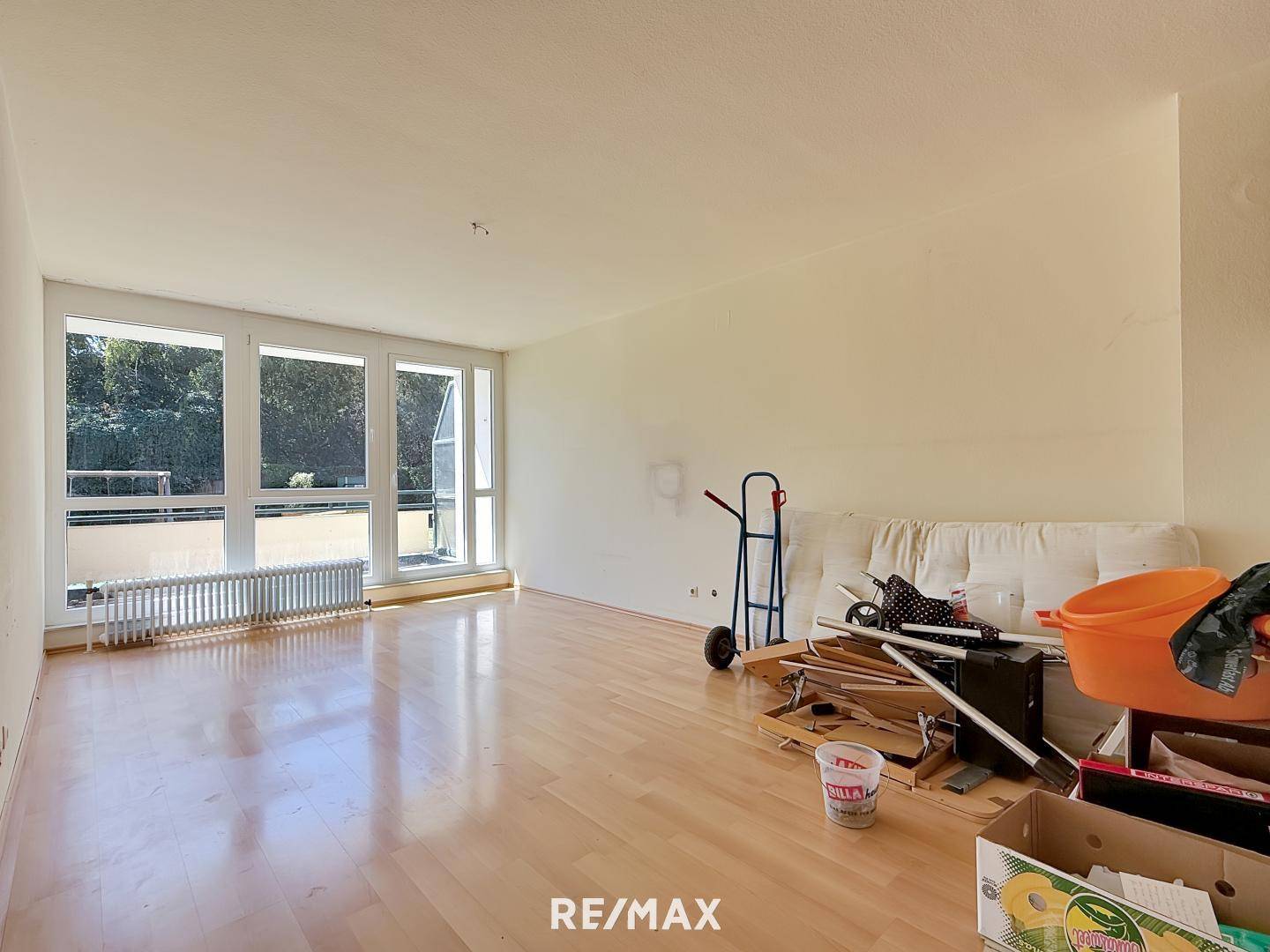 Maisonettewohnung mit Balkon und Grünblick