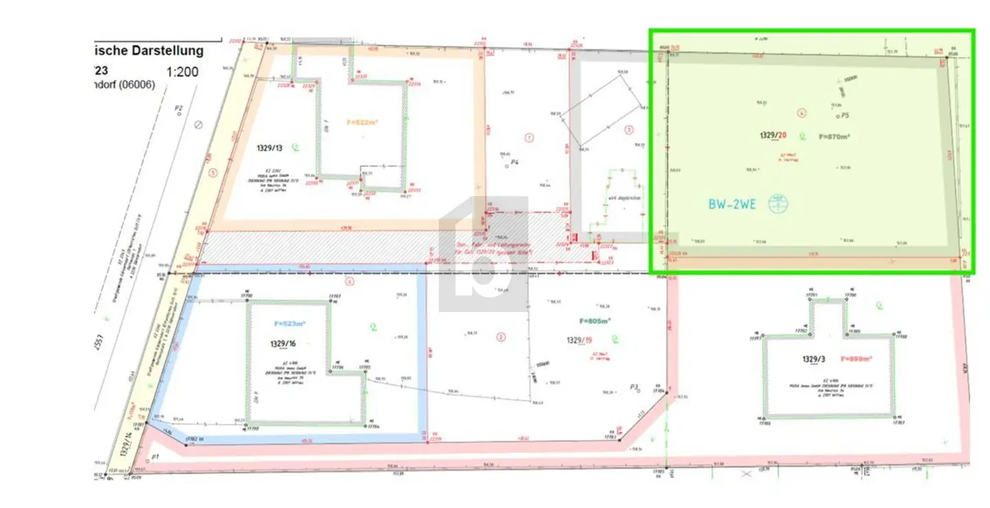 Quiet building plot with garden potential Wohnung
