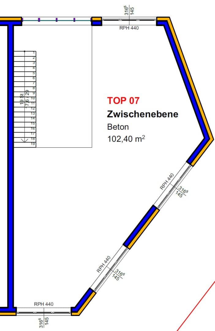 Betriebs-/ Büro-/ Produktion-/ Lagerflächen zwischen ca. 50 - 308 m² Fläche für Start-Ups und Gewerbebetriebe im Grünwallpark Ansfelden zu vermieten (Top A01)