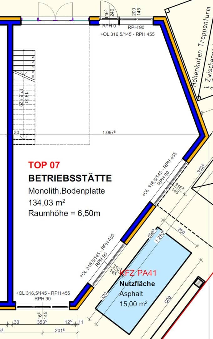 Betriebs-/ Büro-/ Produktion-/ Lagerflächen zwischen ca. 50 - 308 m² Fläche für Start-Ups und Gewerbebetriebe im Grünwallpark Ansfelden zu vermieten (Top A01)