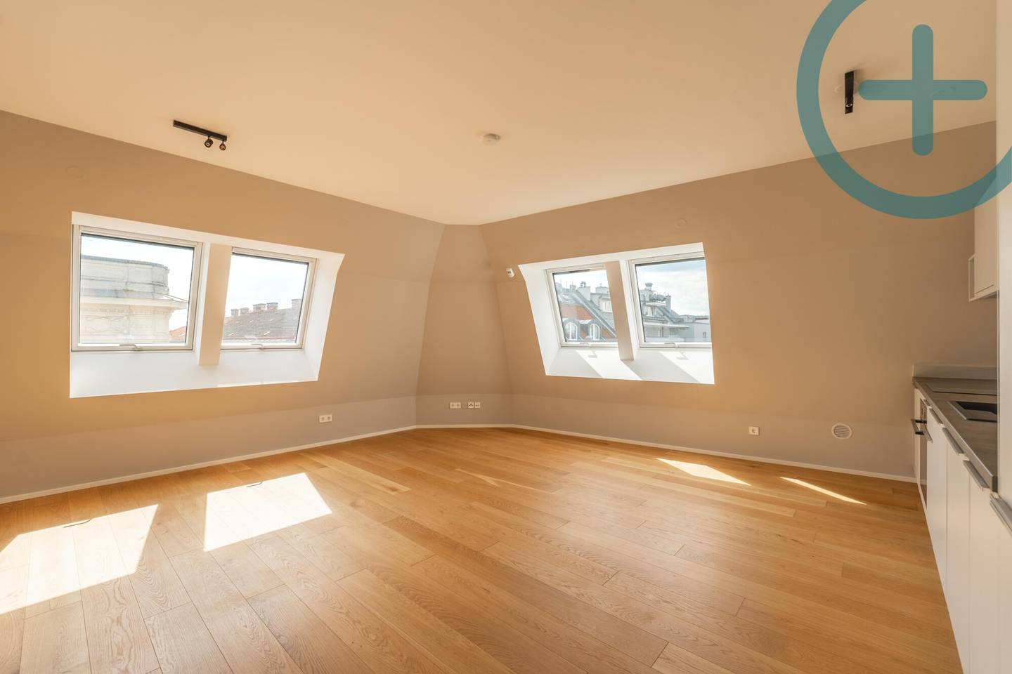 Modern apartment with lift and underfloor heating