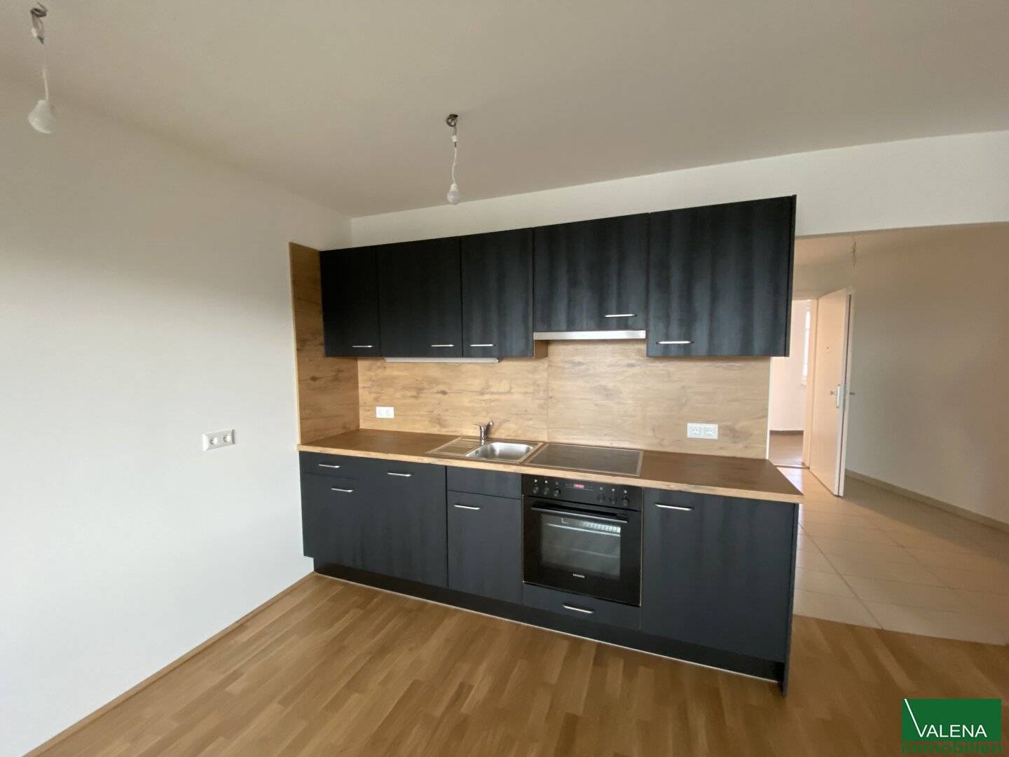 Singlewohnung in Gänserndorf, 45,29 m², 1 Schlafzimmer, Wohnküche, Loggia, optional mit Garagenplatz