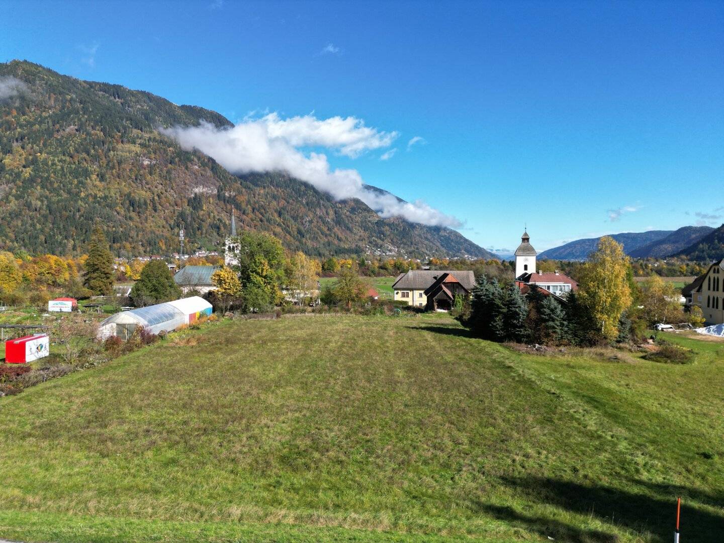 Attractive commercial plot in St. Ruprecht near Villach for lease – Building land business zone