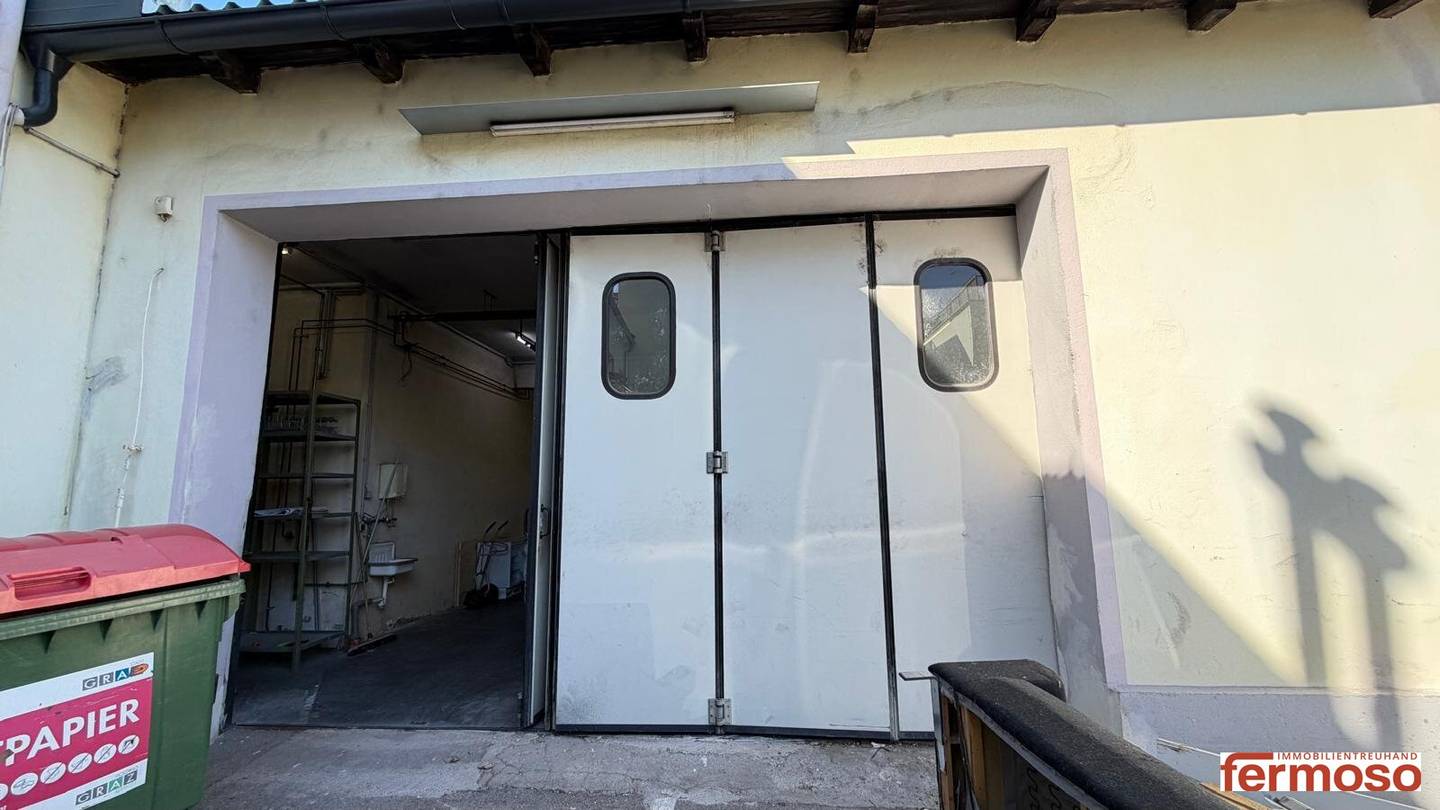 Warehouse / Commercial Hall in Graz | approx. 92 m² | Entrance gate | 2 parking spaces | flexible use