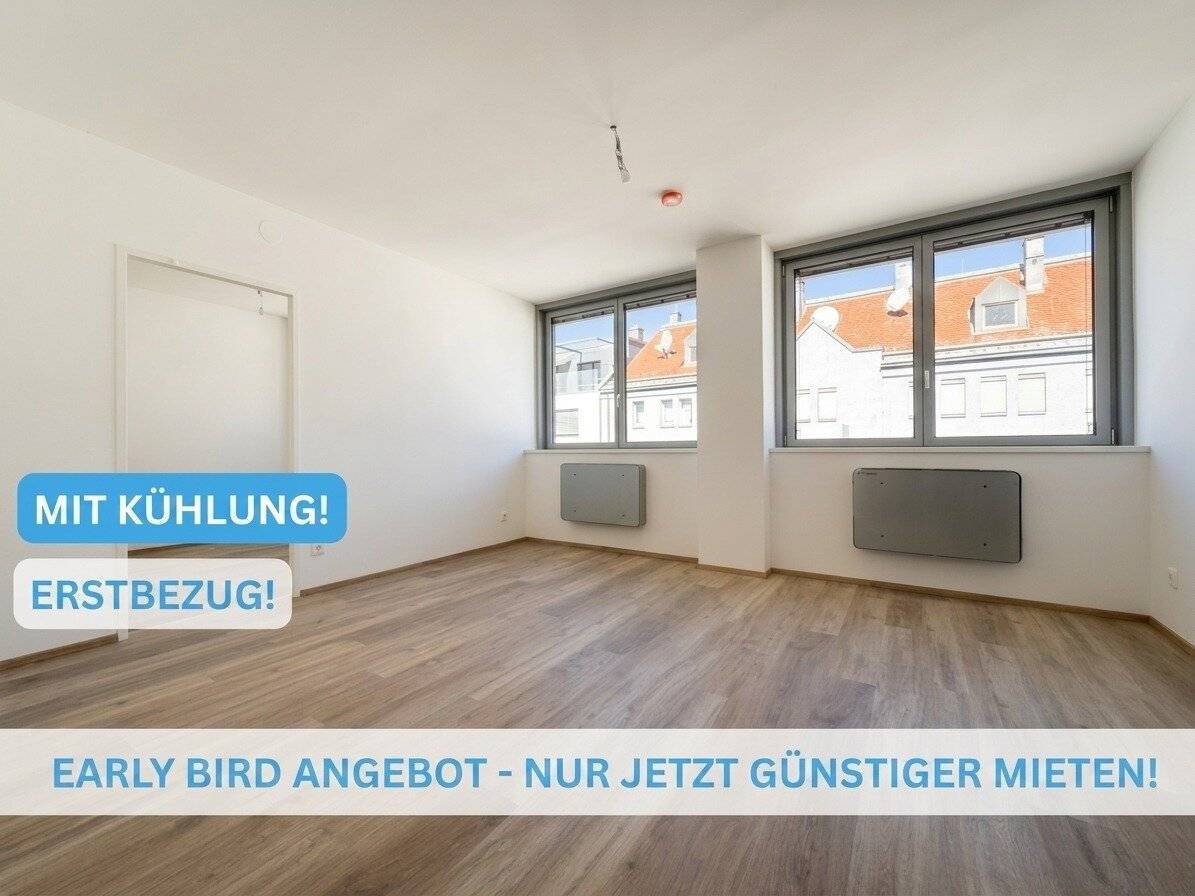 WG-geeigneter Grundriss: Neu und gekühlte 3-Zimmer Wohnung bei U4/U6 Längenfeldgasse