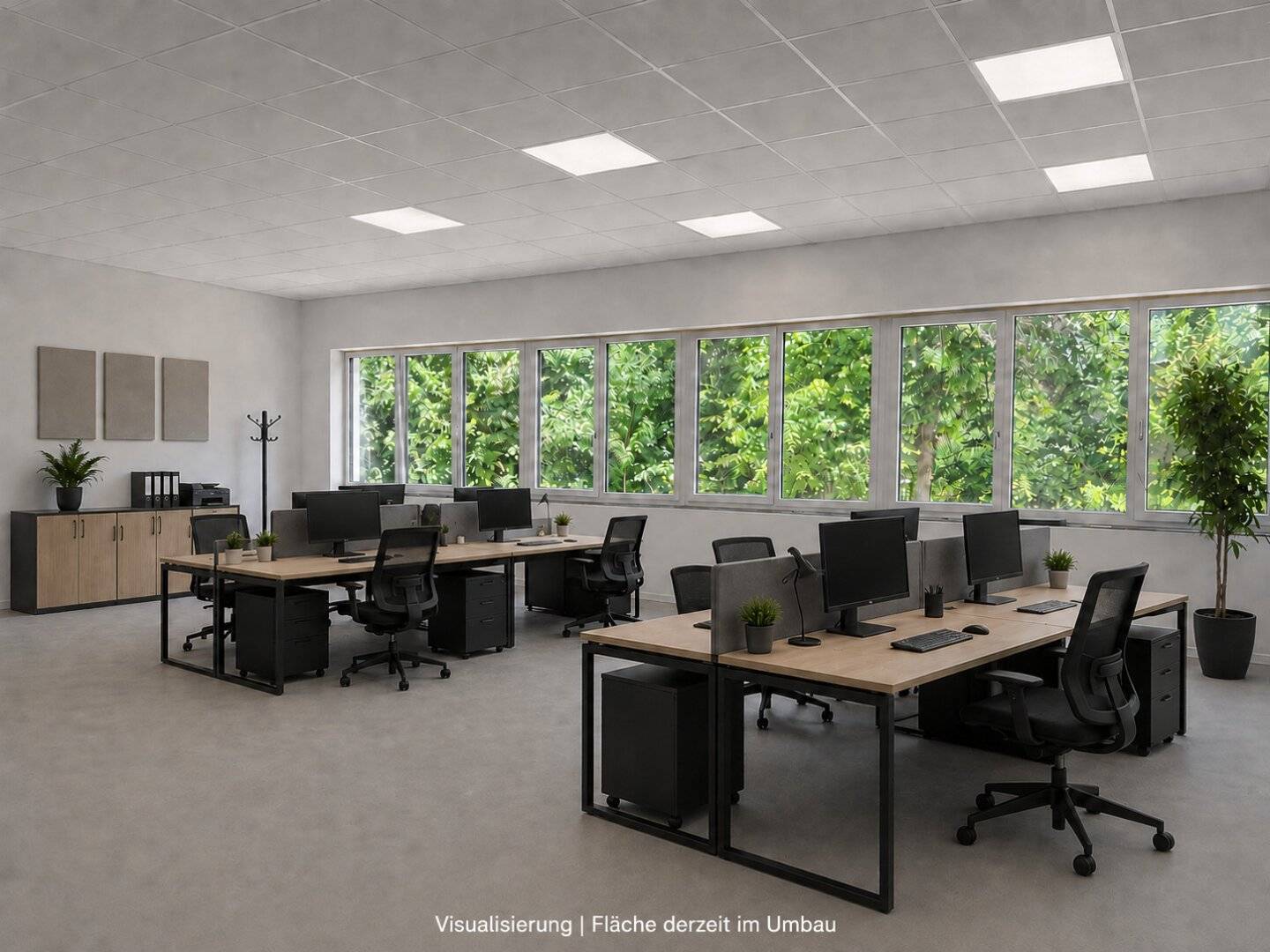 Neu errichtete, klimatisierte und individuell gestaltbare Bürofläche im Fritschpark – 256 m² im Zentrum von Wels