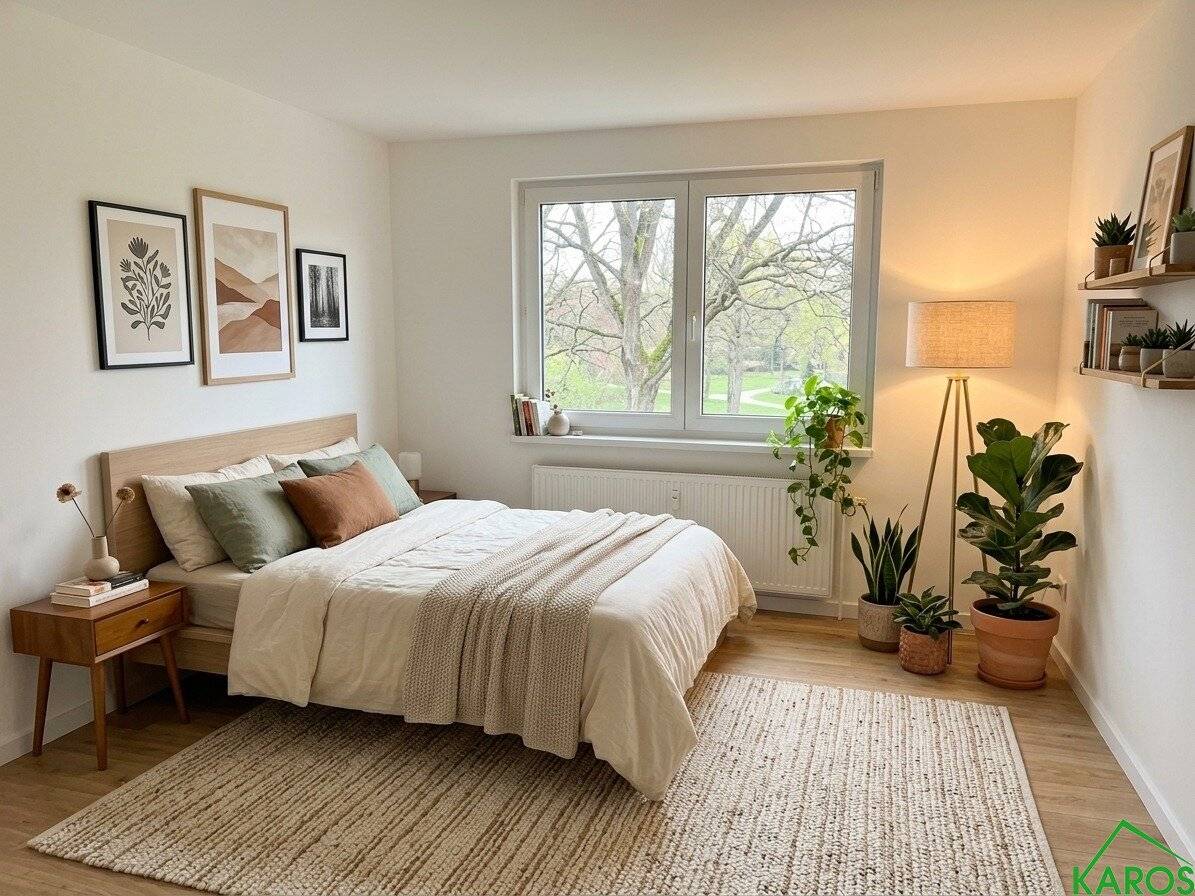 First occupancy after renovation with fitted kitchen, quiet courtyard location