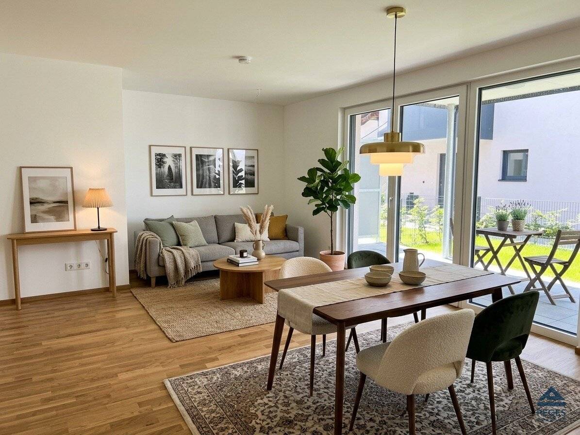 Modernes Wohnen in Adnet - 2-Zimmer-Garten-Wohnung mit Stellplätzen