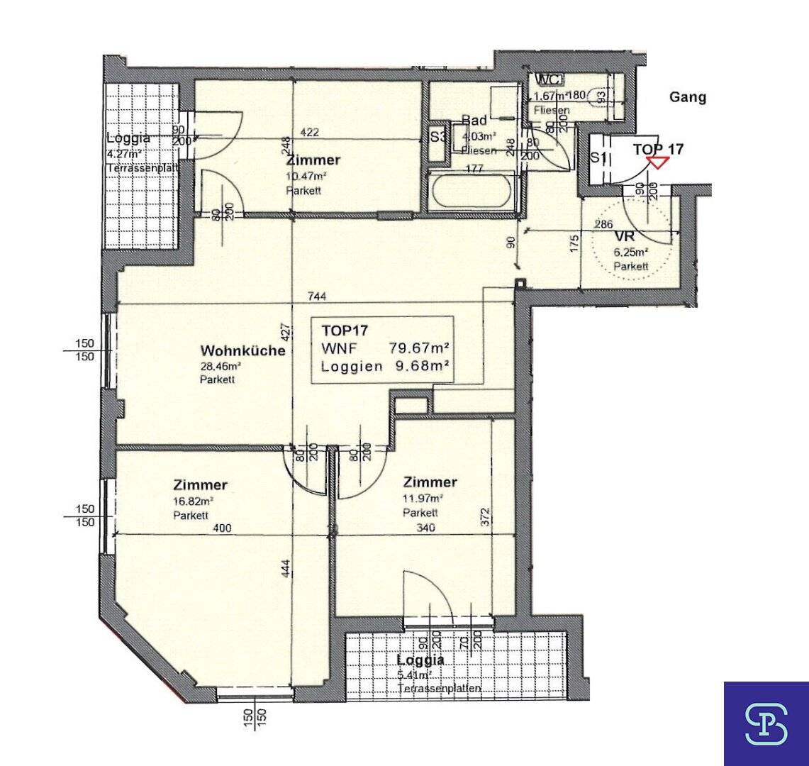 Provisionsfrei: Sonniger 89m² DG-Erstbezug mit Loggia und Einbauküche im topsanierten Altbau - 1100 Wien