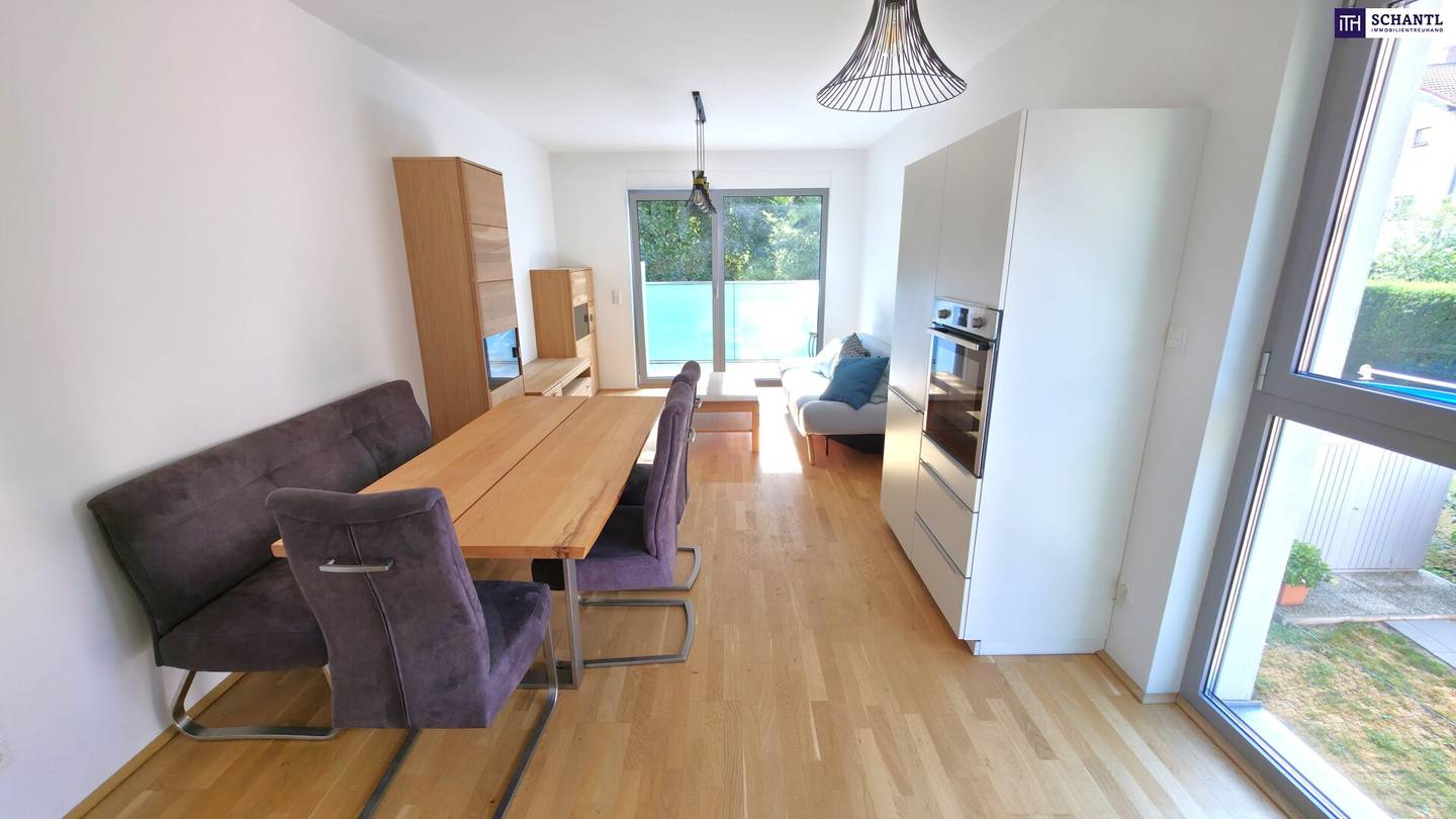Koffer packen &amp; einziehen – Ihr Rundum-Sorglos-Paket: Erstbezug, moderne 3-Zimmer-Wohnung mit 2 Balkonen, stilvoller Möblierung &amp; moderner Haustechnik