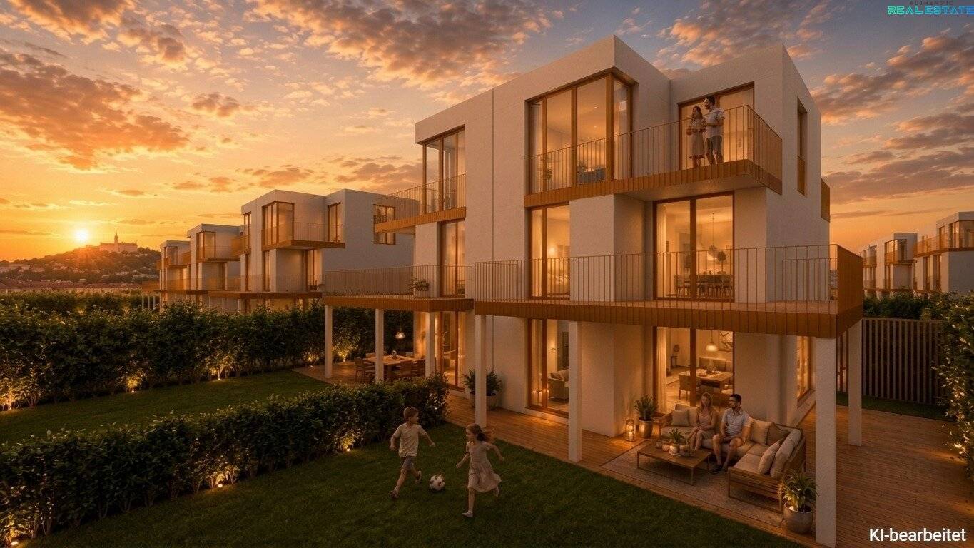 Prime vantage point above the vineyards: Luxury semi-detached house on Ölberg with panoramic view over Vienna