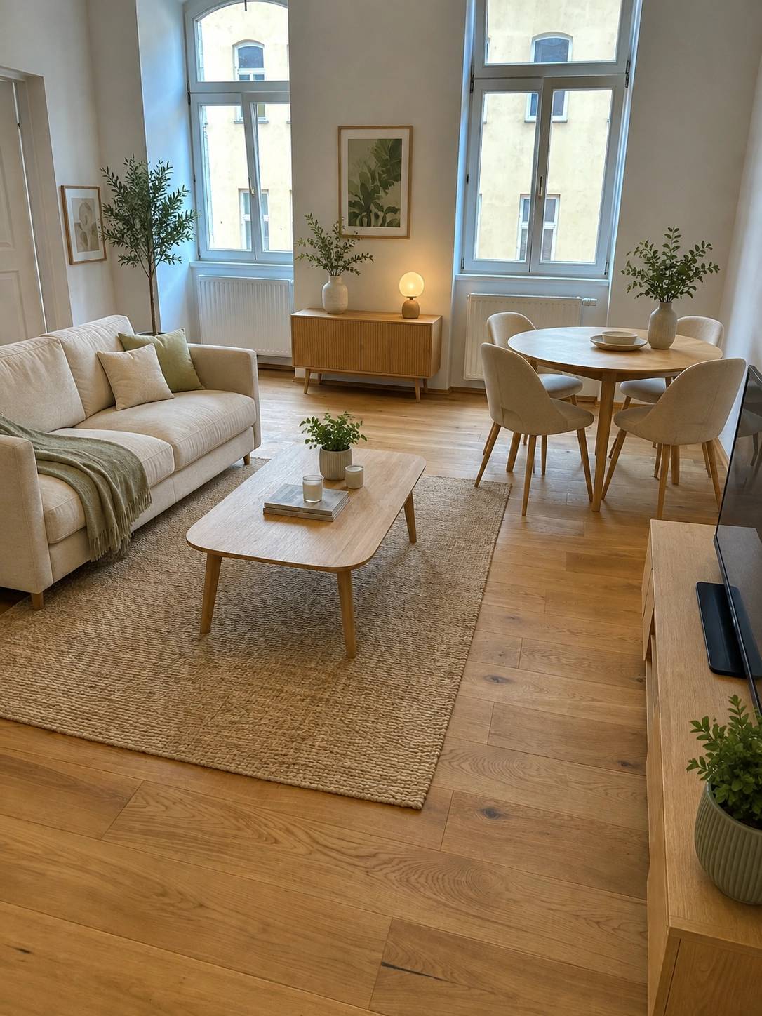 Generalsanierte Altbauwohnung sonnig und provisionsfrei