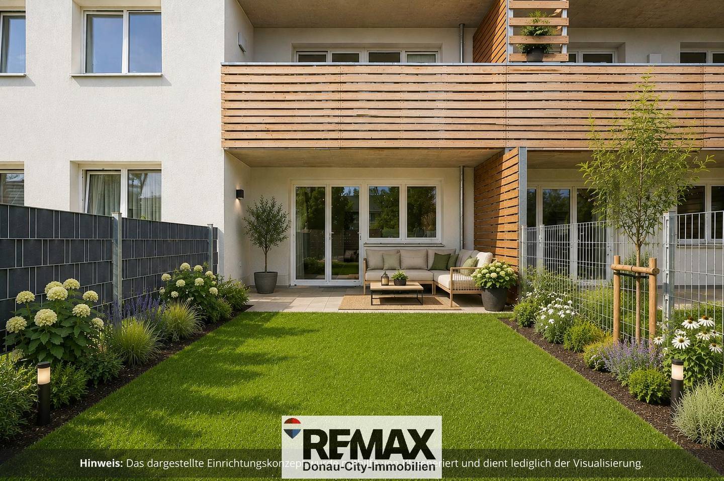 Modern Erdgeschosswohnung with private garden and terrace