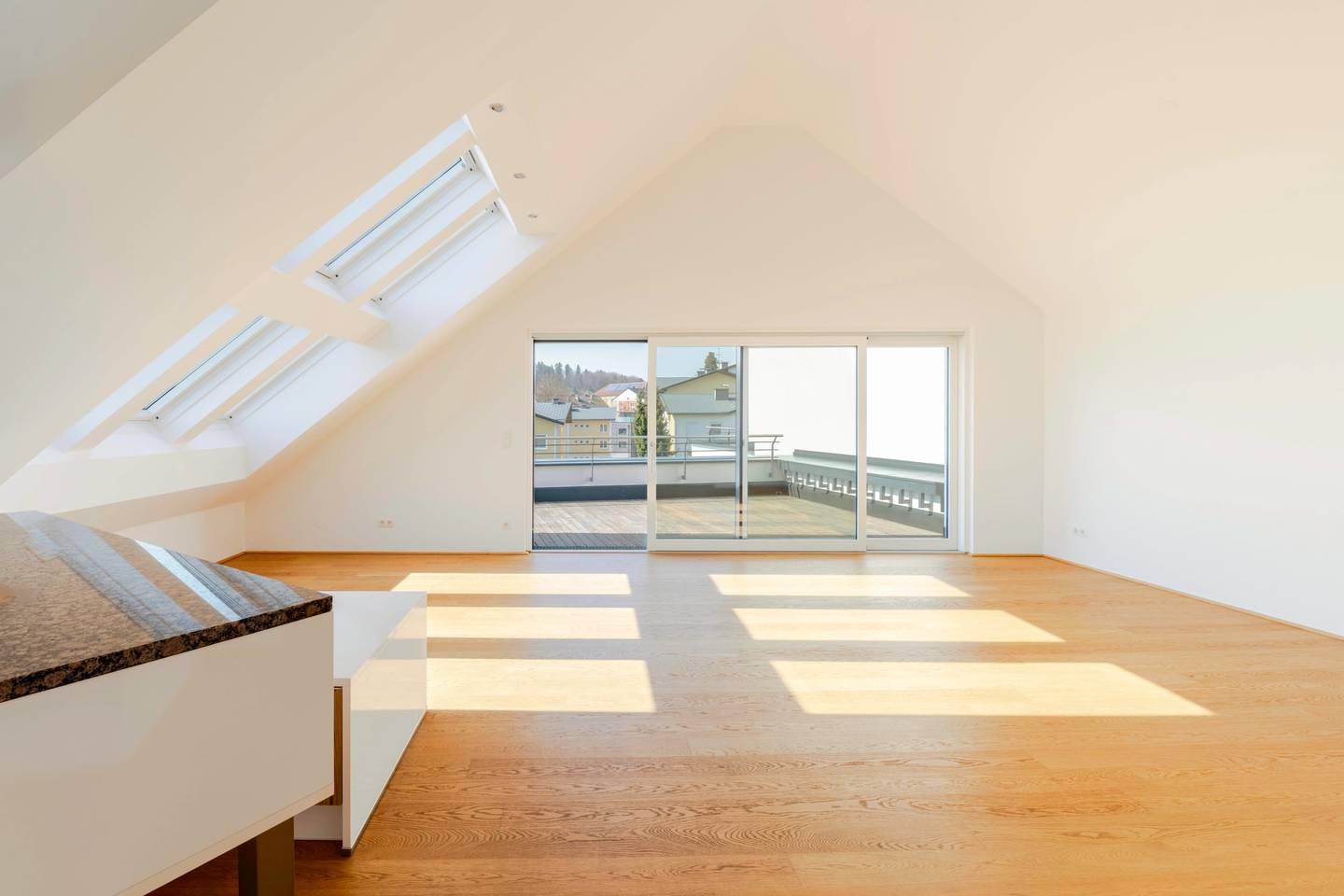 Penthouse mit großer Terrasse und privater Sauna