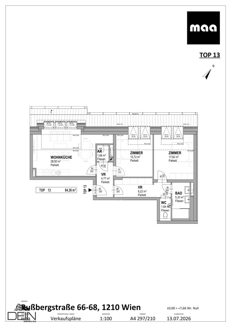 UNDER CONSTRUCTION! DREAMLIKE 1-3 ROOM NEW BUILD APARTMENTS WITH OUTDOOR AREAS NEAR THE TERMINUS STREBERSDORF