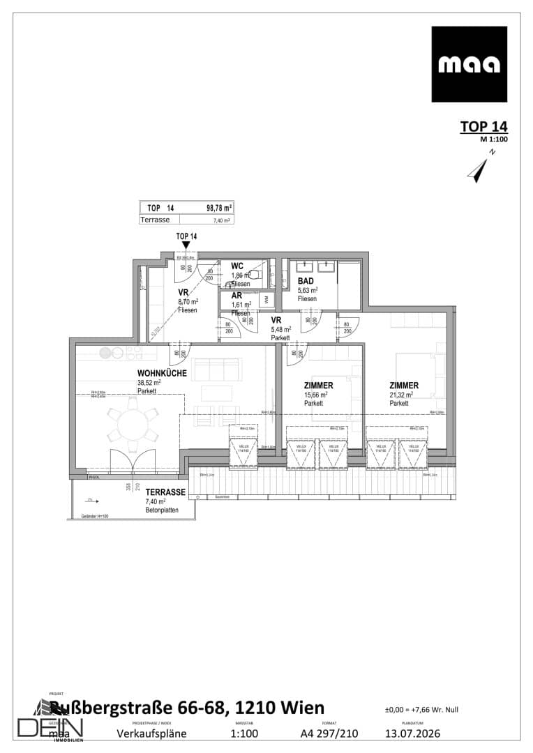 IM BAU! TRAUMHAFTE 1-3 ZIMMER NEUBAUWOHNUNGEN MIT FREIFLÄCHEN NAHE DER ENDSTATION STREBERSDORF!