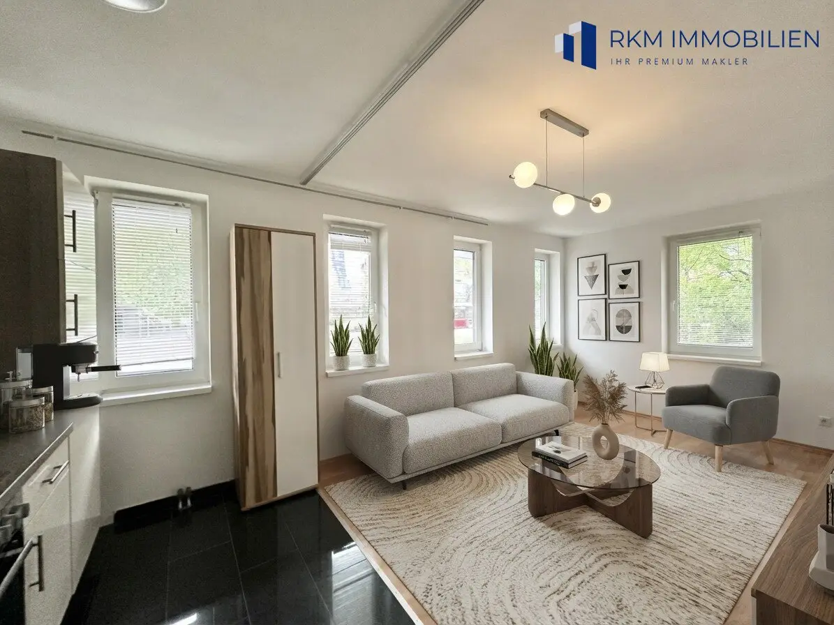 Barrier-free 1-room apartment with garage parking space – ideal for owner-occupiers and investors