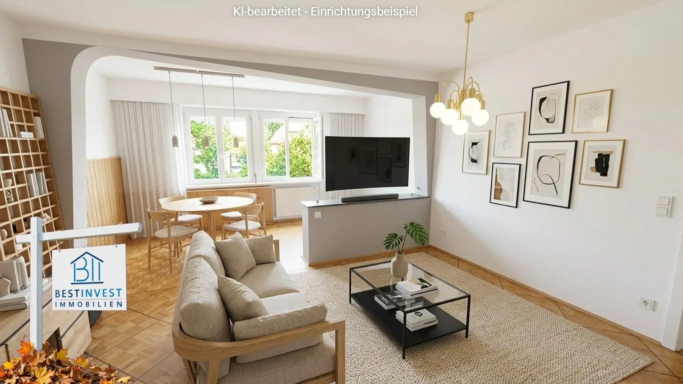 Attraktive 4-Zimmer-Wohnung mit Balkon, Carport und großem Keller
