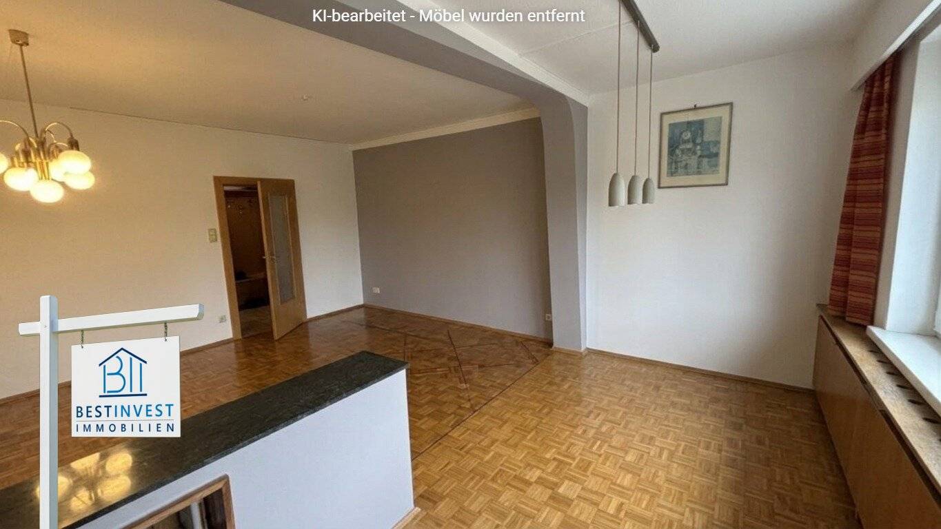 Attractive 4-room apartment with balcony, carport and large cellar