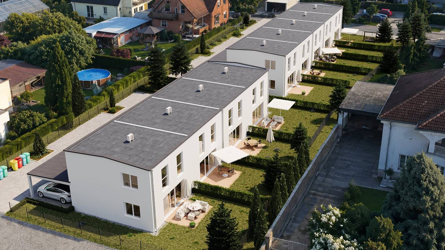 Reihenweise Grün - 9 terraced houses with garden in Klagenfurt