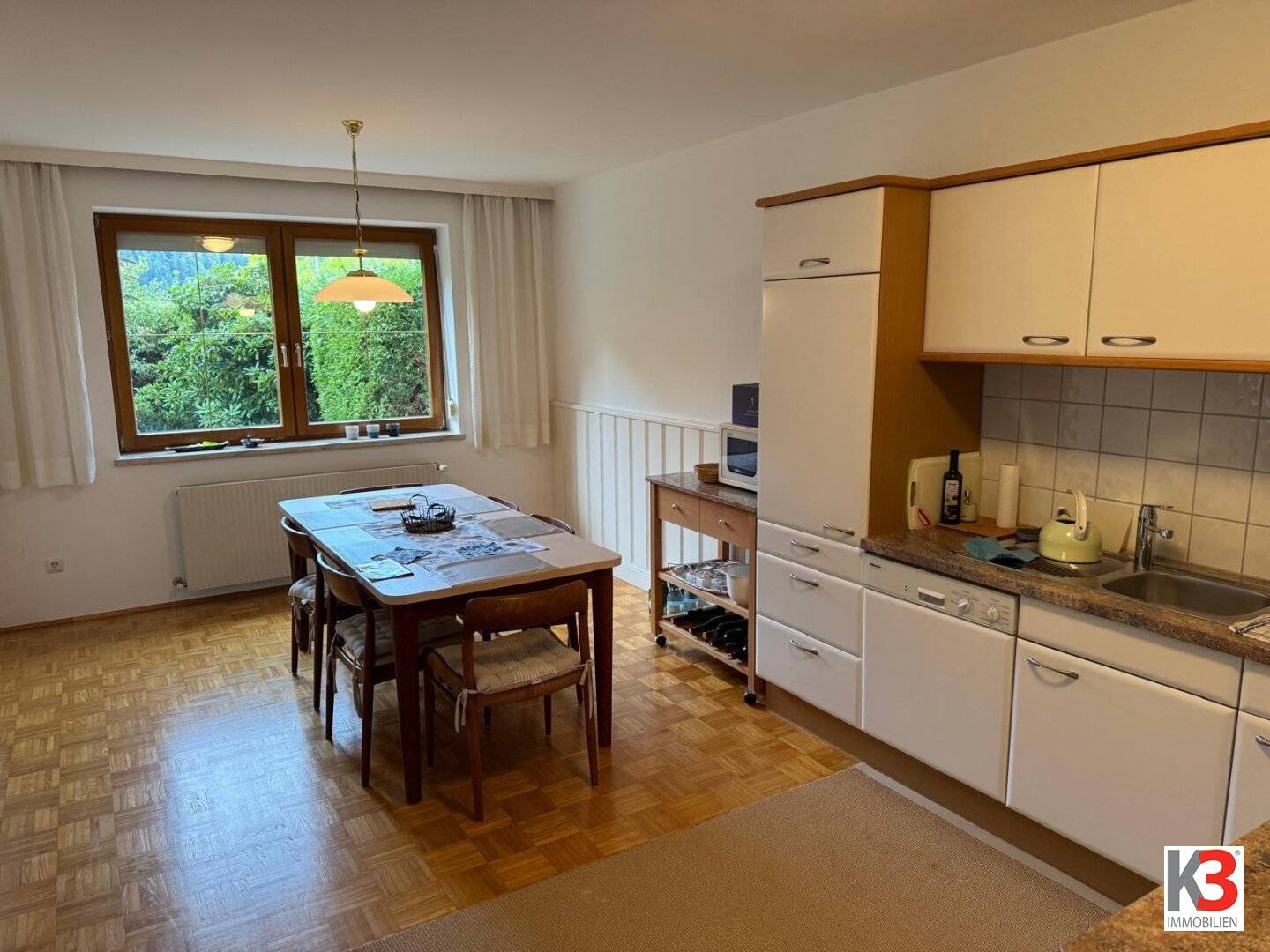 K3 - Gartenwohnung am Millstätter See mit Zweitwohnsitz und drei Parkplätzen - absolute Seenähe