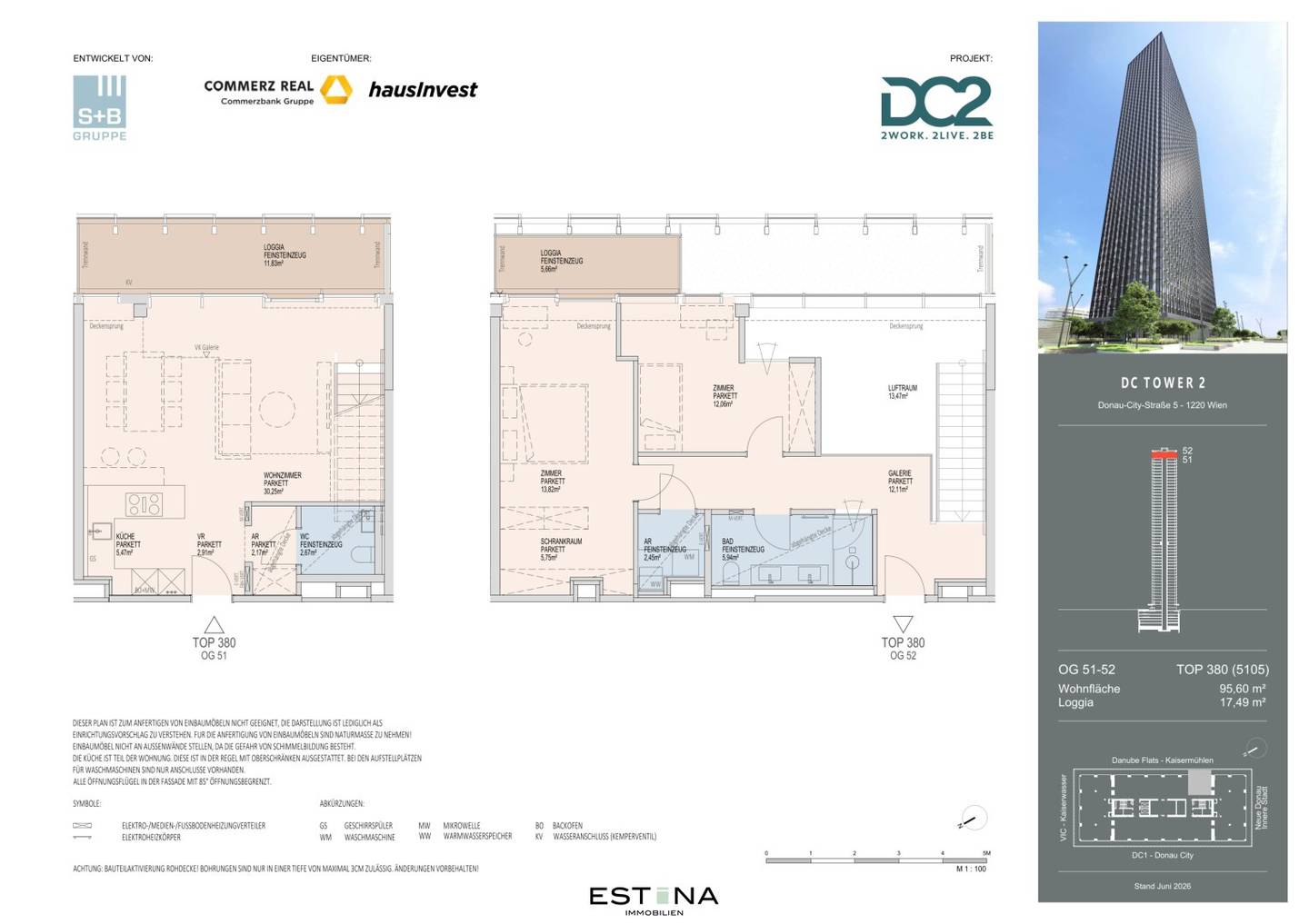 Elegante Architektur mit eindrucksvollem Blick über die Stadt