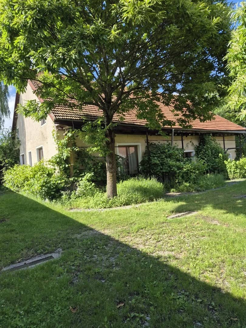 Wohnung with large outbuilding and garden