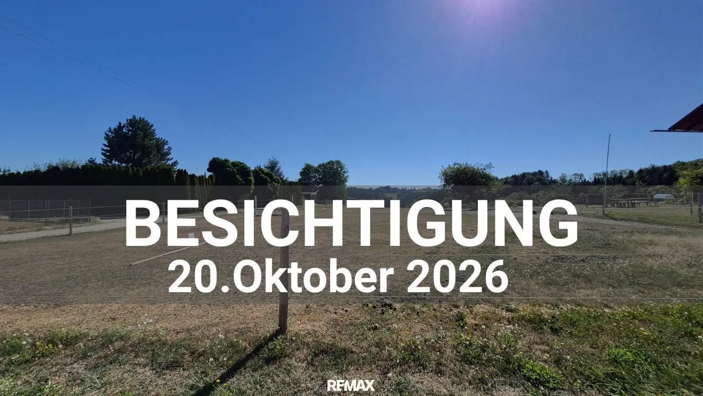 Sunny and level building plot in Mettmach without building obligation