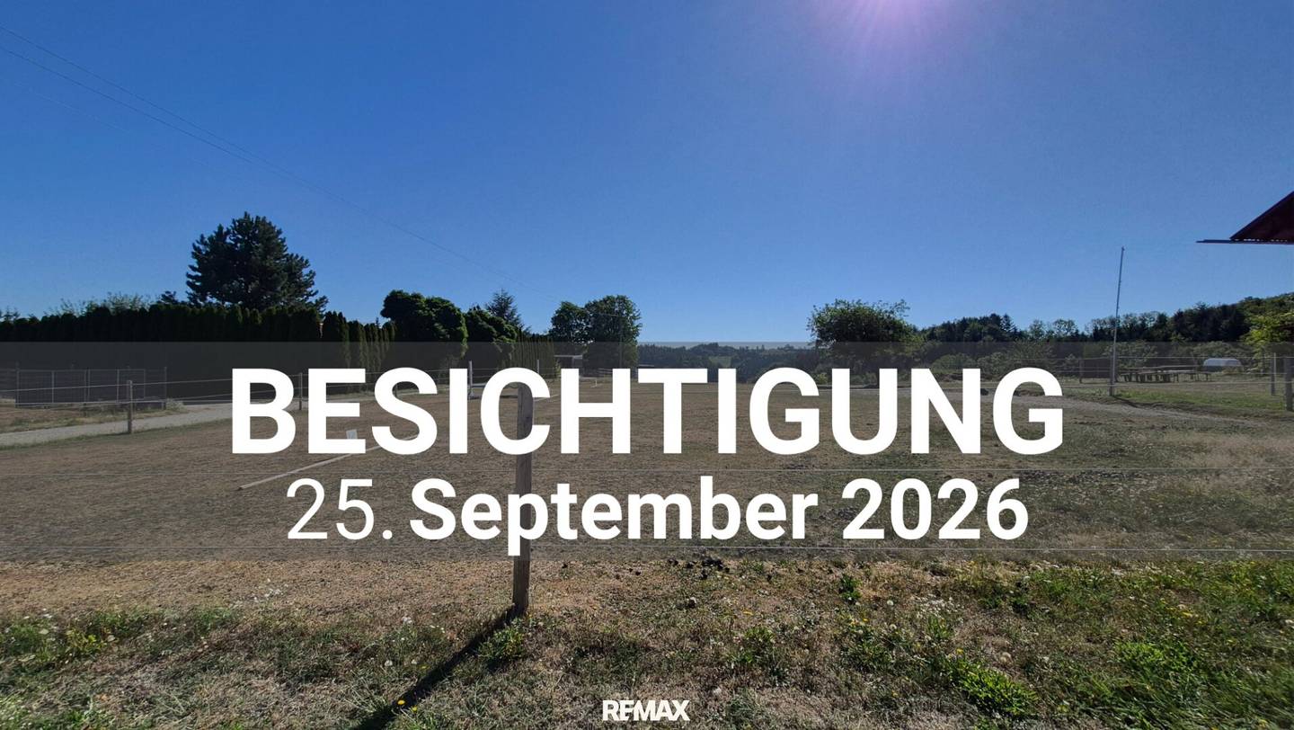 Sunny and level building plot in Mettmach without building obligation