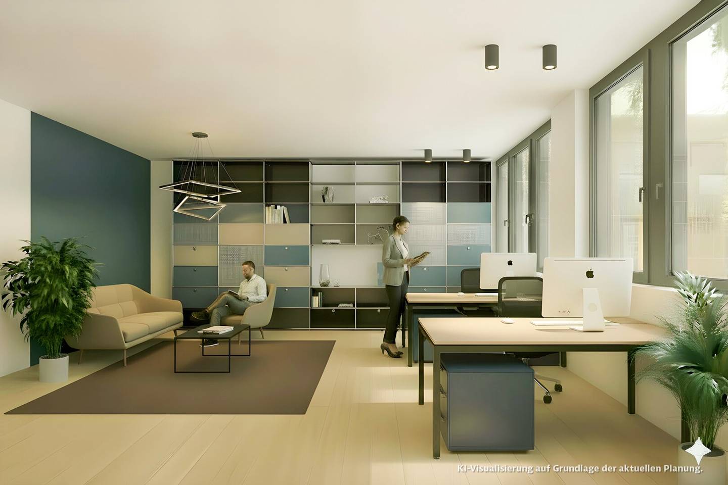 Büro mieten in Landeck | Beispieleinheit mit Atrium, Dachterrasse und flexibler Raumgestaltung, atrium3