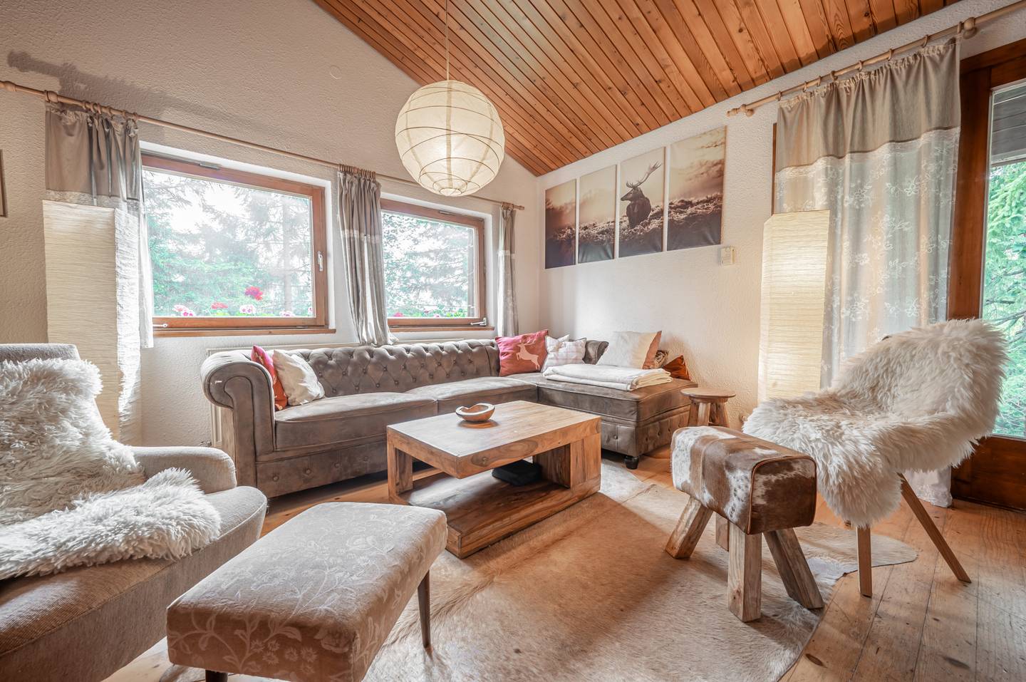 Approved holiday residence with fireplace in tranquil setting Ferienwohnung