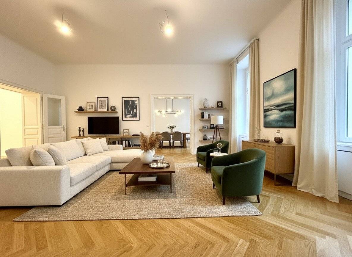 Dreamlike fully renovated 5-room apartment in 1090 Wien – Your new home