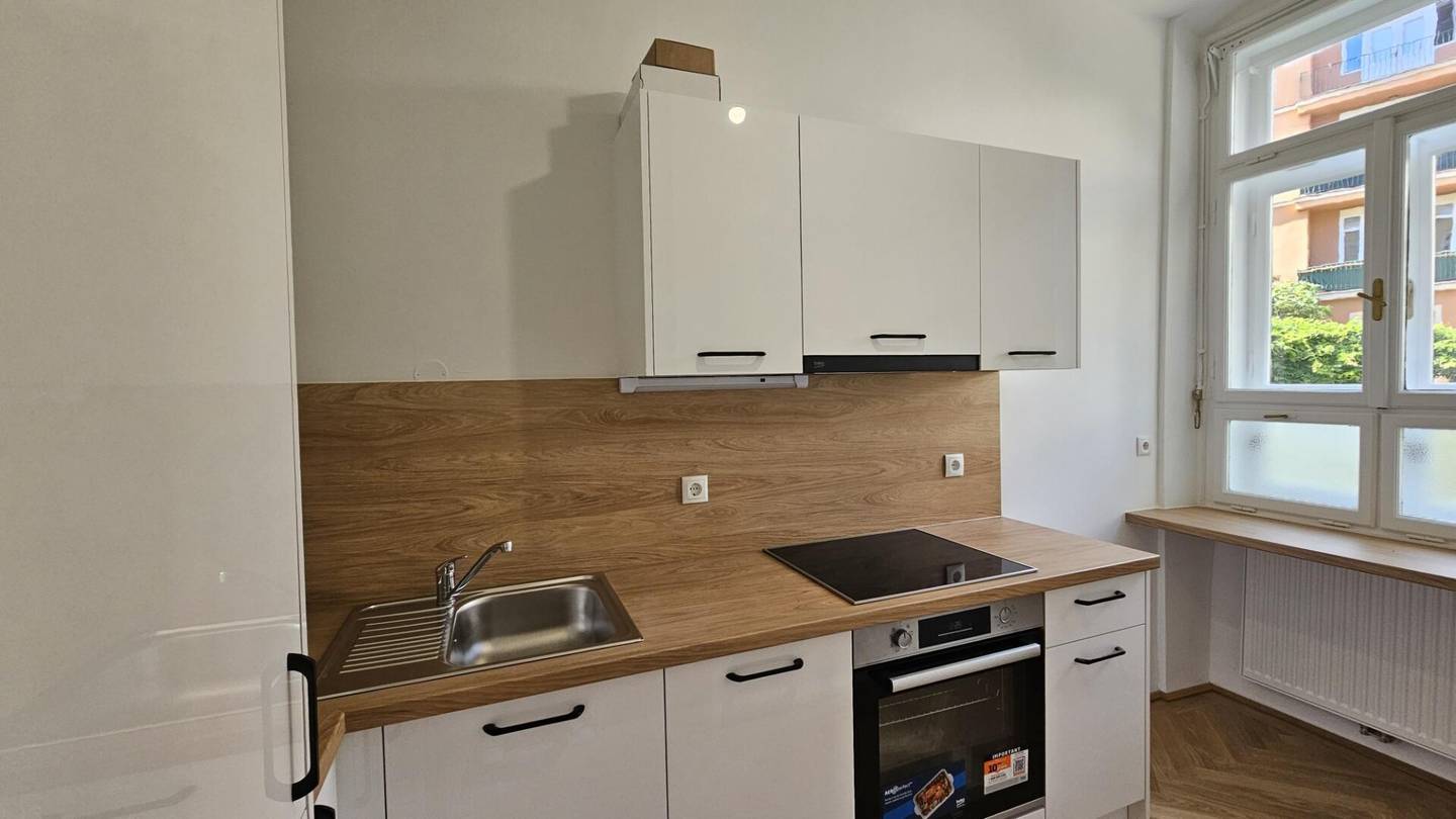 Gersthof/Pötzleinsdorf – neu sanierte, unbefristete Altbau-Kleinwohnung mit Grünblick &amp; Gartenidylle!