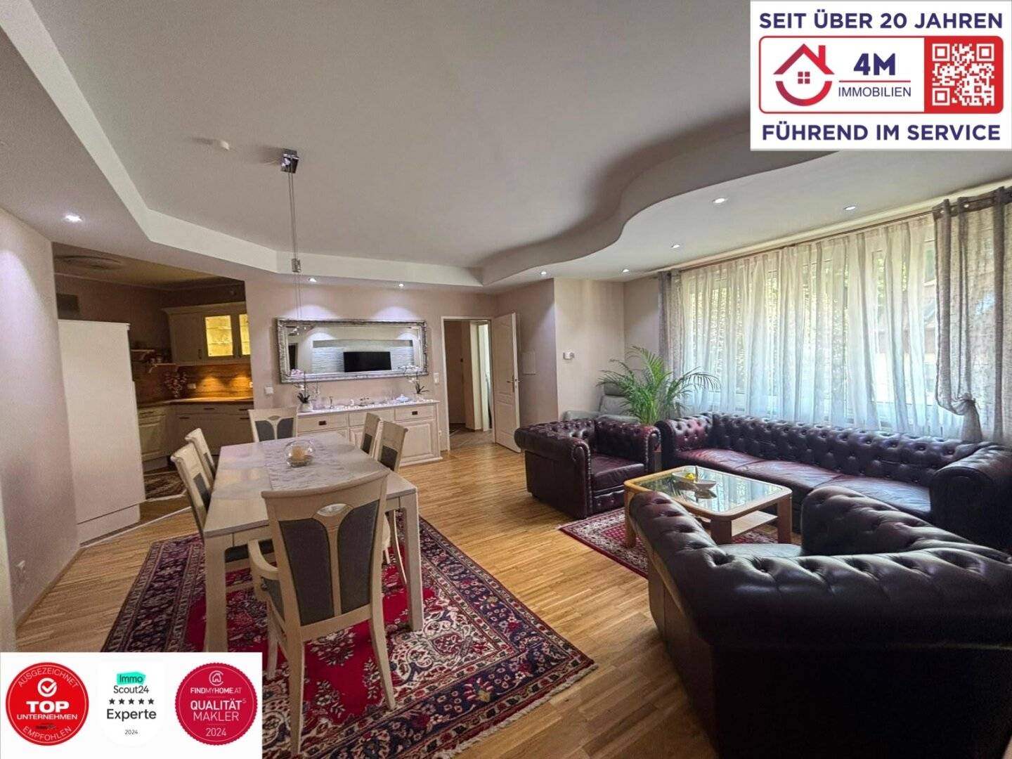 Moderne, sehr ruhige 2-Zi.-Wohnung mit ca. 16 m² Terrasse – saniert &amp; 2 Stellplätze