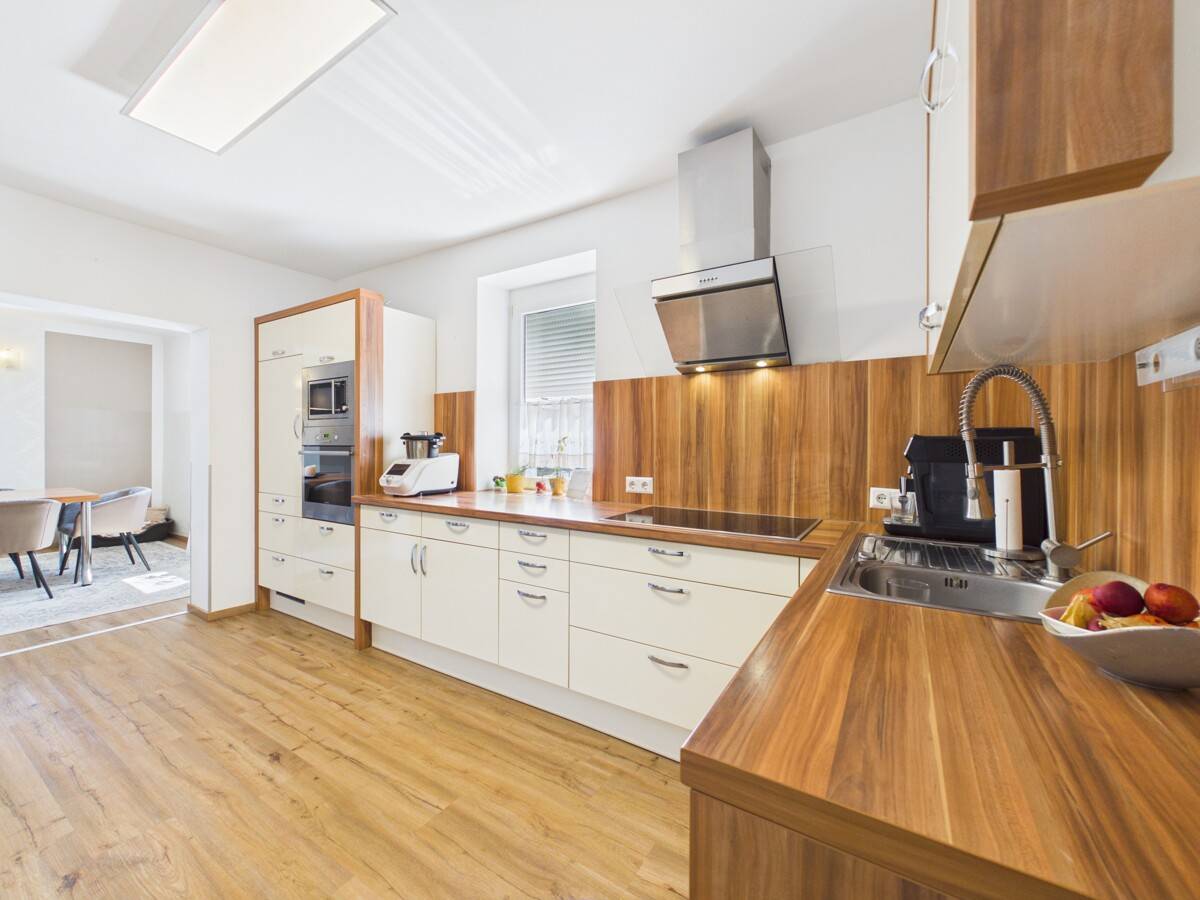 Renovated family apartment with pool and heat pump