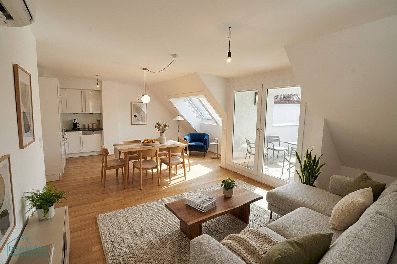 MODERNE, HELLE DG-WOHNUNG MIT TERRASSE