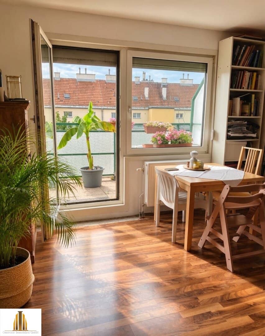3-Zimmer-Dachterrassenwohnung mit Einzelgaragenbox nahe der Alten Donau