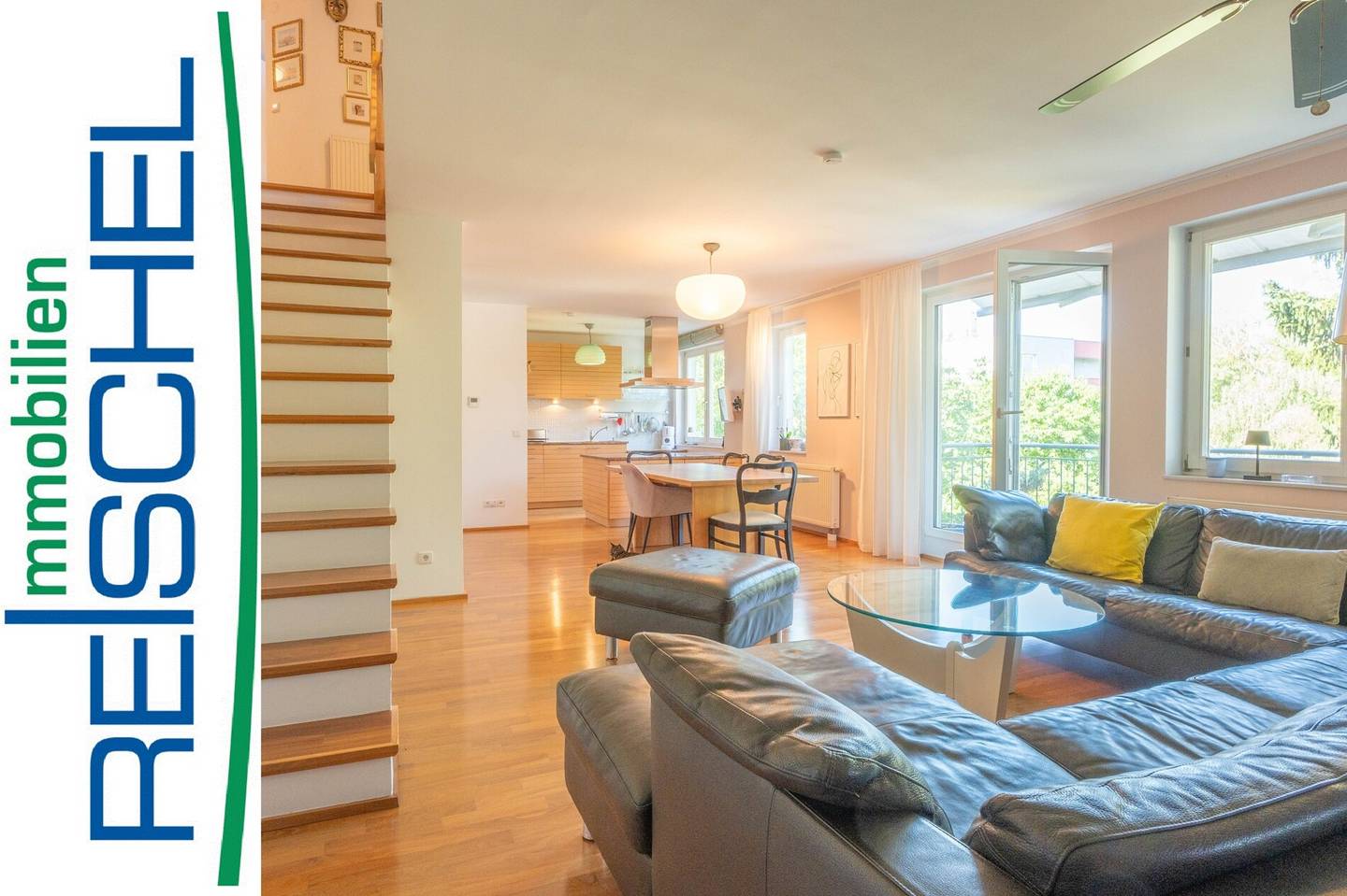 Maisonettewohnung mit Sauna und Dachterrasse in grüner Lage