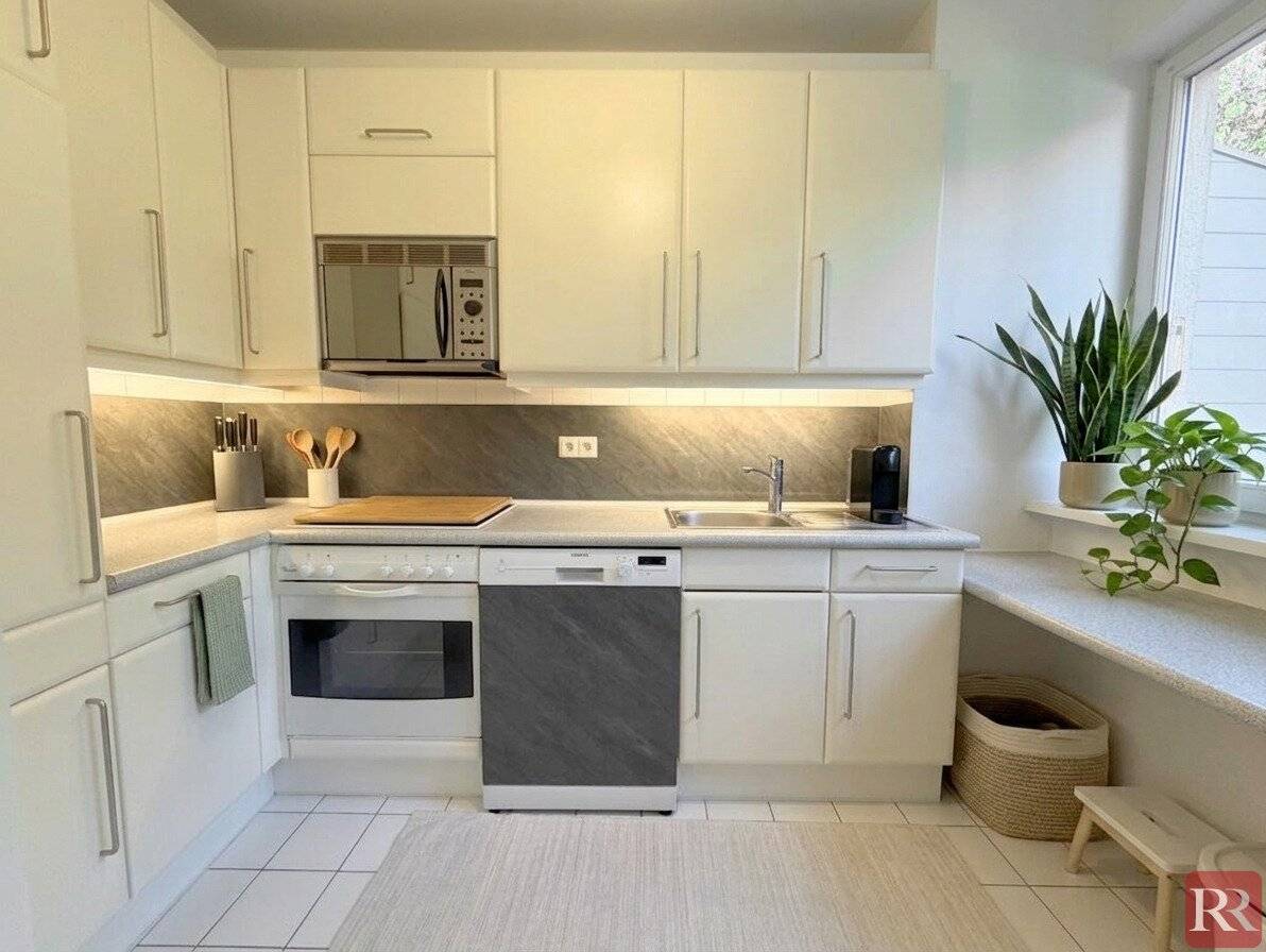 Modernes Reihenhaus mit drei Terrassen, kleinem Garten und Parkplatz in ruhiger Bestlage