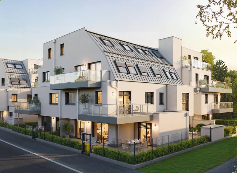 Bright Wohnung with terrace and underfloor heating
