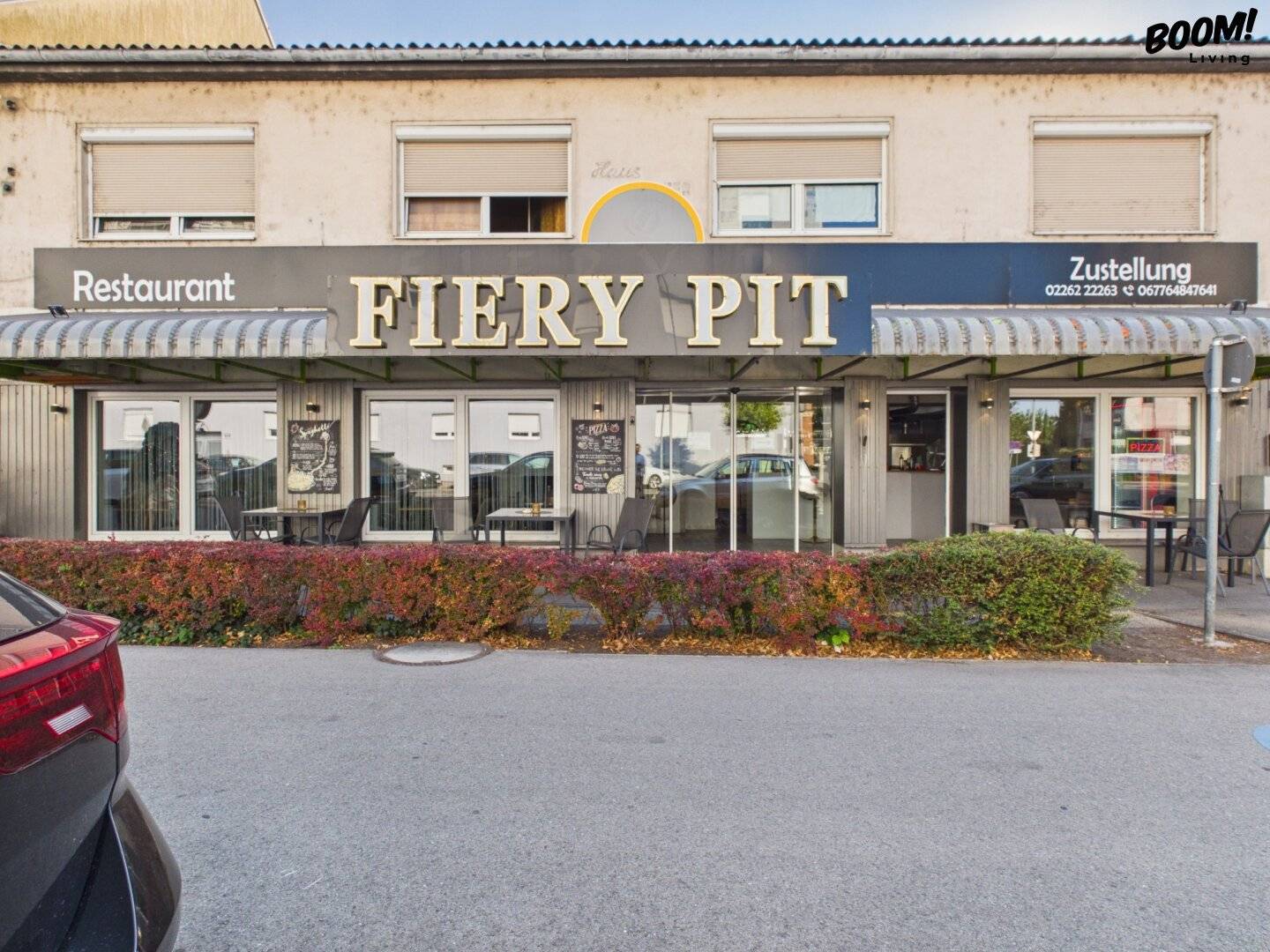 Fully equipped restaurant with Italian kitchen, pizza oven and guest garden in Korneuburg