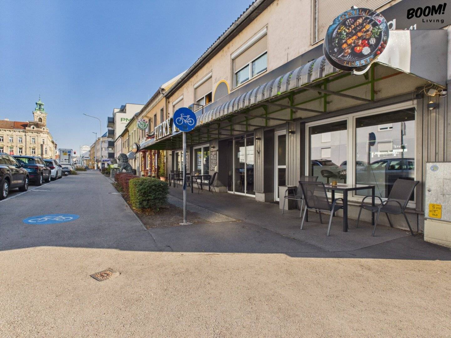 Fully equipped restaurant with Italian kitchen, pizza oven and guest garden in Korneuburg