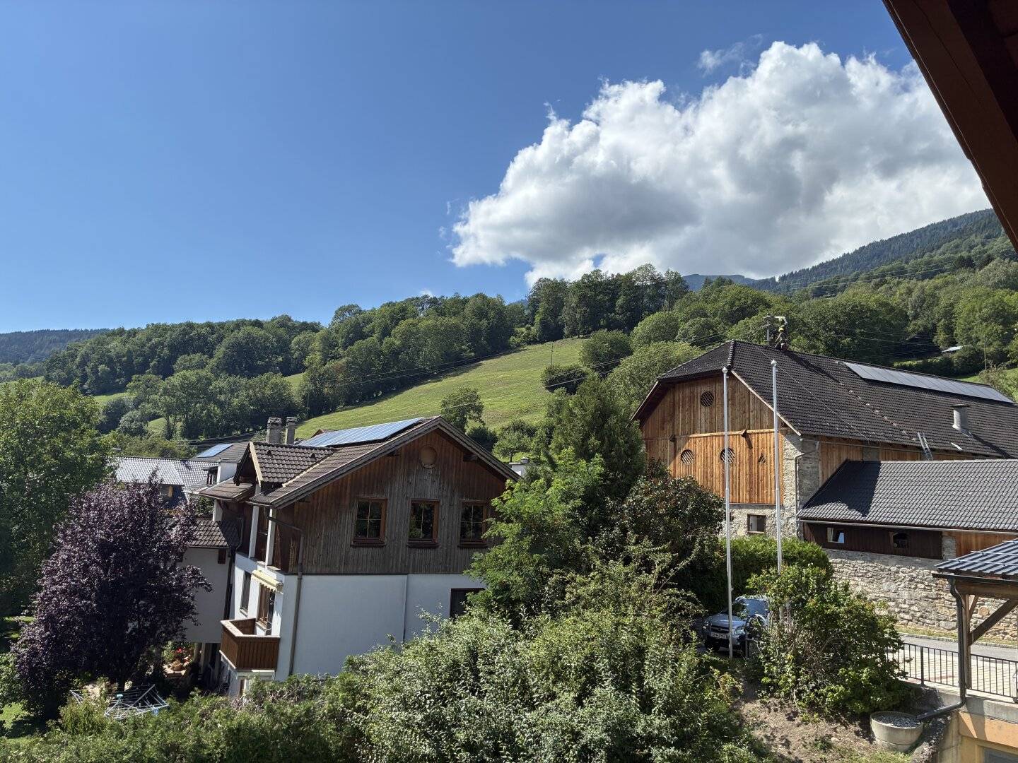 Das ist der Ausblick vom Balkon + zusätzliche Aktion!