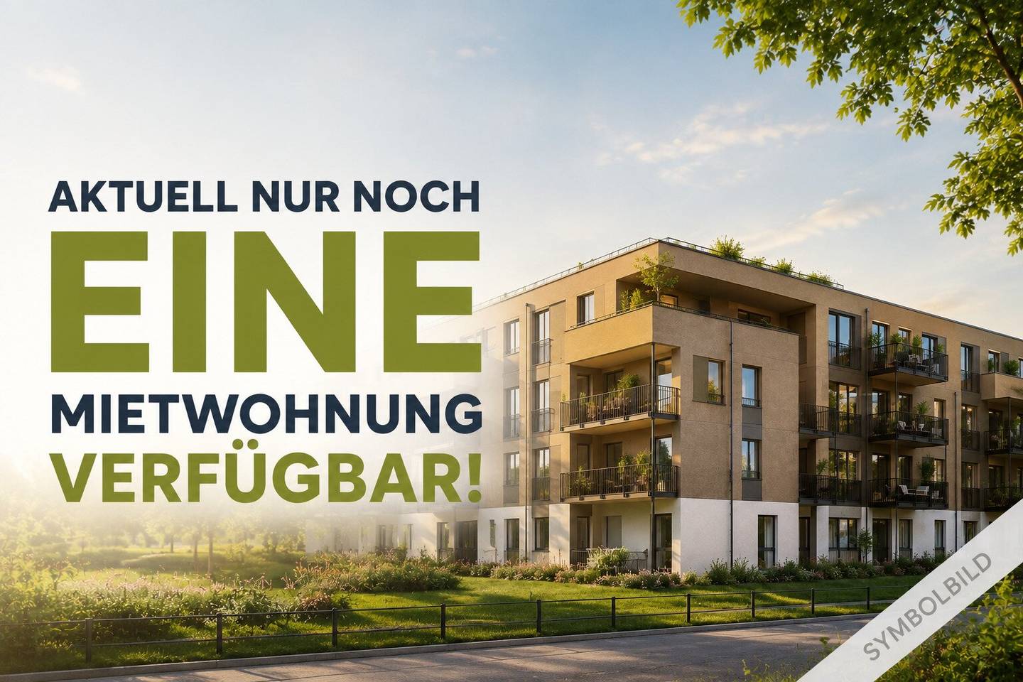 SCHNELL TERMIN VEREINBAREN - LETZTE VERFÜGBARE EINHEIT